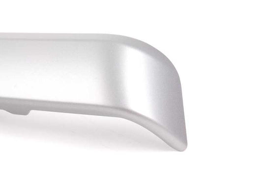 Decorative Molding Left Front Door OEM 51416970555 for BMW E90 and E91. Titanium color Original BMW.