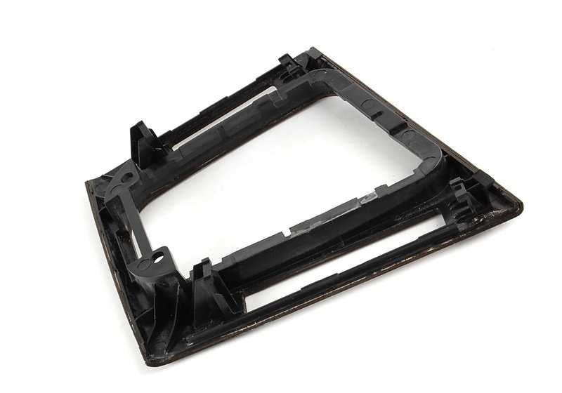 Marche in alluminio cubo nero del pannello inferiore per BMW E46. BMW originale