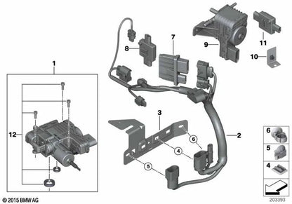 SCR Pump Module for BMW E90N, E70, E70N, E71 (OEM 16197244137). Genuine BMW