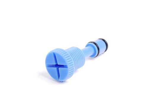 Radiator drain screw OEM 17111712816 for BMW E30, E32, E34, E36, E38, E39, E46, E53, Z3. Original BMW.