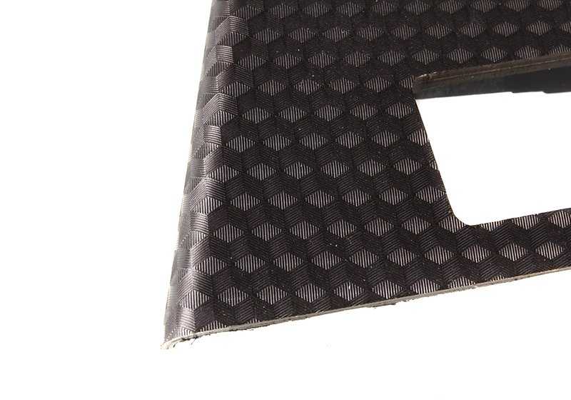 Marche in alluminio cubo nero del pannello inferiore per BMW E46. BMW originale