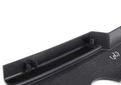 Tapa embellecedora derecha negra OEM 51437055410 para BMW Z4 E85. Original BMW.