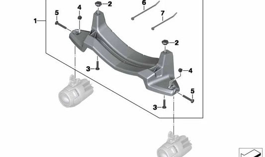 Inserto roscado OEM 77518529192 para BMW Motorrad C600 Sport, C650 GT, F700GS, F800GT, F800R, F800GS, F800GS Adv, F800ST, G650GS, R1200GS, K1300R, K1300S. Original BMW Motorrad.