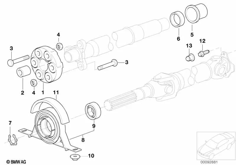 Disco di scheda per BMW Series 1 F20, F21, Serie 2 F22, F23, G42, Serie 3 E46, F30, F31, F34, G20, G21, G28, Series 4 F32, F33, F36, G22, G23, G26, Serie 5 E34, E39, F10, F11, G30, G32, G32 E32, E38, G11, G12, Serie 8 G14, G15, G16, X3 E83,
