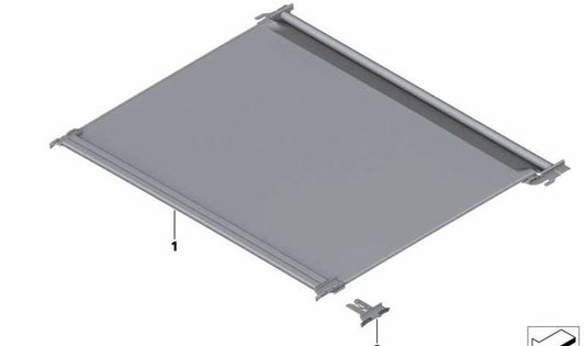 Guide de glissement persan (rouleau) Toit panoramique OEM 54107011158 pour BMW G21, G21N, G28, G28N. Pièce BMW originale.