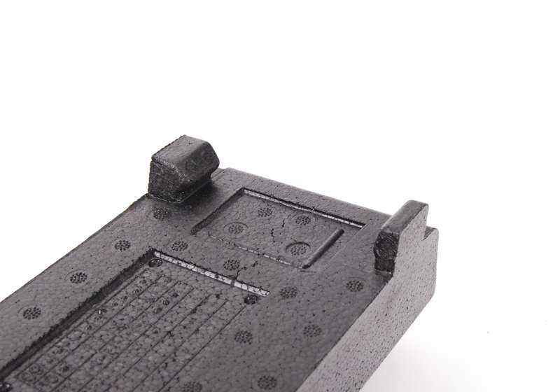 Amortiguador paragolpes delantero izquierdo OEM 51117056867 para BMW E60 y E61. Original BMW.