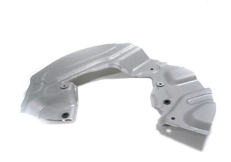Protector guardapolvo delantero izquierdo OEM 34116777835 para BMW Serie 7 E65 {730d, 730i, 735i} (2001–2008). Compatible con versiones con motor diésel y gasolina. Original BMW.