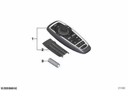 Remoto Control per BMW F07, F10, F11, F18 Serie 7 F01, F02, F04 (OEM 65129231373). BMW originale