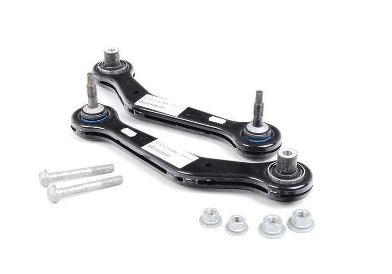 Juego de brazos de suspensión OEM 33322180423 para BMW E53. Original BMW.