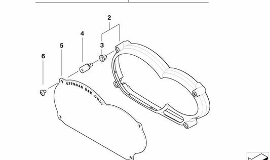 Front Protector Offroad OEM 63127695770 für BMW Motorrad R 1200 GS und Adventure (RK25) 2006–2013 Modelle. Originaler BMW Motorrad -Zubehör.
