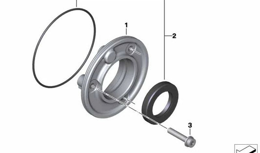 Tornillo ISA OEM 07129907194 para BMW i3 (I01). Original BMW.