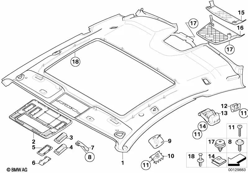 Formhimmel for BMW Series 6 E63 (OEM 51447073690). Genuine BMW.