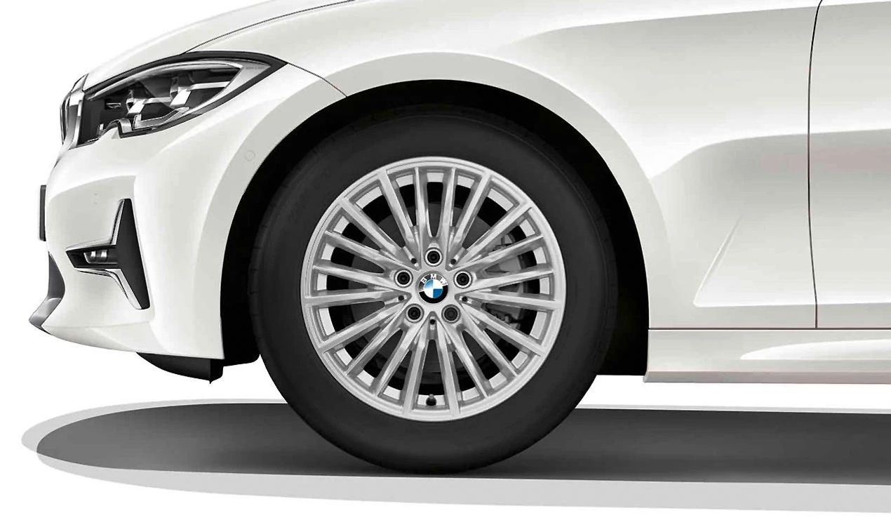 Rodas de alumínio de raios duplos 771 para BMW Série 3 G20, G21, G28, Série 4 G22 (OEM 36116883519). BMW original