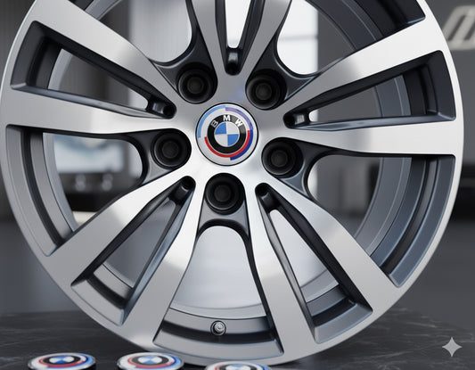 Tapabujes / Centro llantas logo BMW 68mm (standar) Edición 50 Aniversario