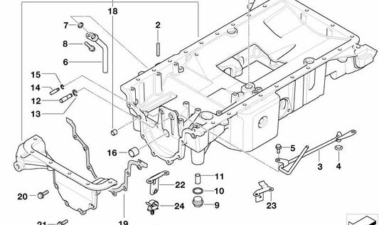 Soporte de conexión eléctrica OEM 12521407439 para BMW E52. Original BMW.