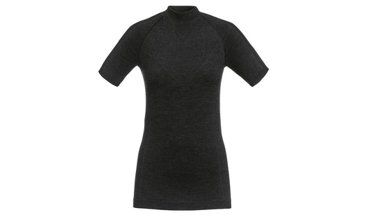 Camiseta térmica BMW Motorrad All Season mujer color antracita OEM 76245A86E00. Ideal como capa base para moto verano e invierno. Original BMW Motorrad.