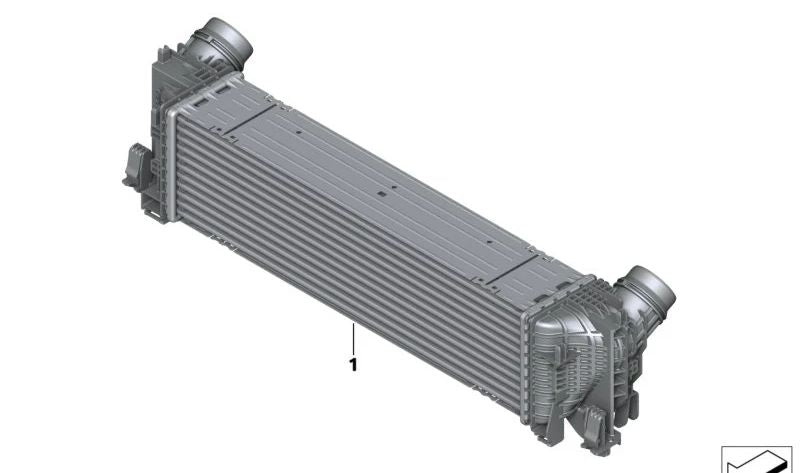 Intercooler OEM 17517925812 para BMW G60, G61, G70. Original BMW.