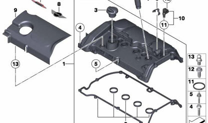 Anillo O OEM 13627567572 para MINI R56, R55, R57, R60, R61 y más. Compatible también con BMW F20, F21, F30, F31. Original BMW y MINI.