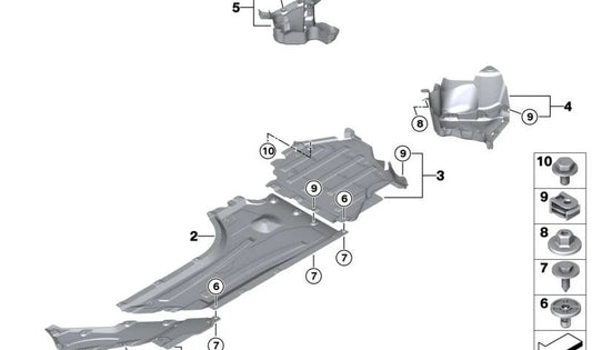 LEFT LEFT COVER OEM 51758082061 for BMW G87. Original BMW.