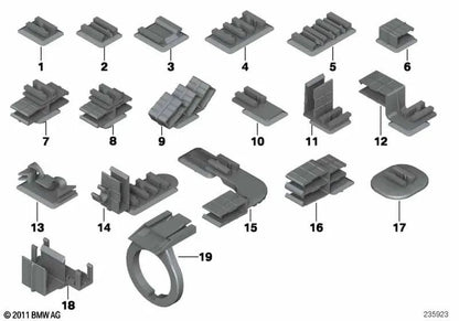 Supporto di connessione per BMW 3 E46 Series, serie 8 E31 (OEM 61131383759). BMW originale.
