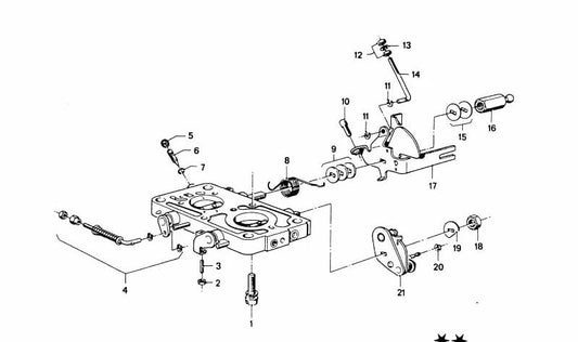 Tapón de cierre azul OEM 13111265508 para BMW E21, E30, E12, E28, E24, E23, 1502, 2002, 2002tii. Compatible con sistemas de admisión y carburador. Original BMW.