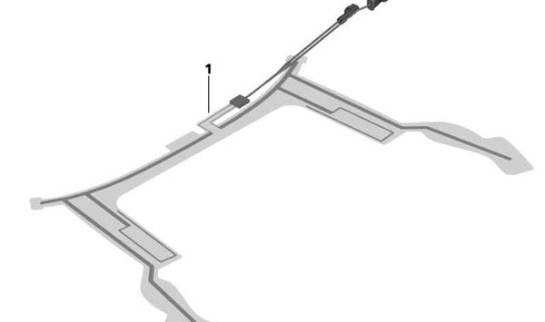 Antena de láminas OEM 65218531203 para BMW Motorrad K 1600 GT, K 1600 GTL (K48) desde 06/2013 hasta 08/2016. Original BMW Motorrad.