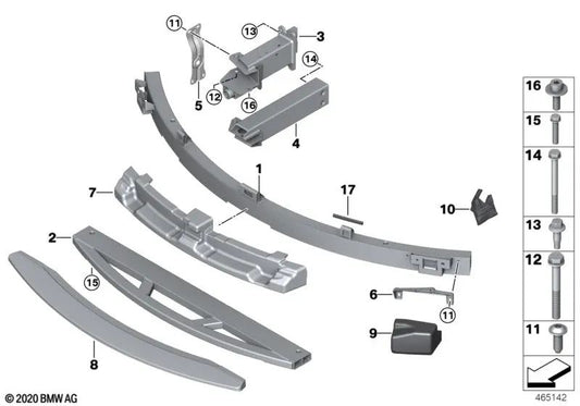 Foam part for BMW I12 (OEM 51117372253). Genuine BMW
