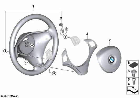 Ledersportlenkrad für BMW E84 (OEM 32306853146). Original BMW.