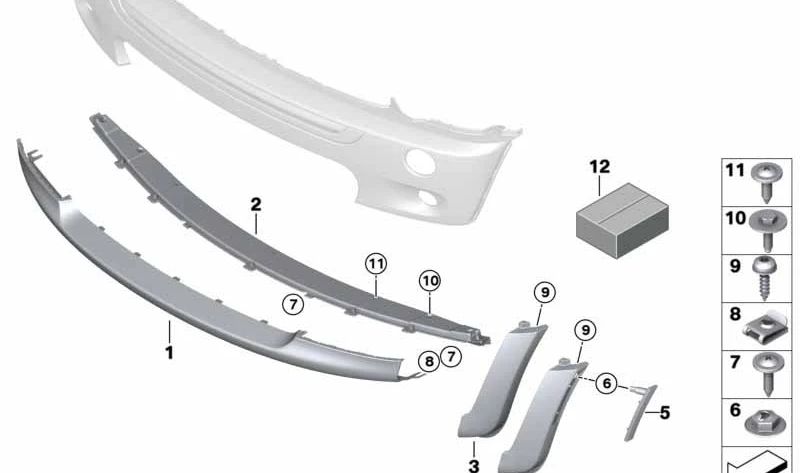 Espoiler derecho negro OEM 51111479091 para MINI R53 (09/2000 - 11/2006). Original MINI.