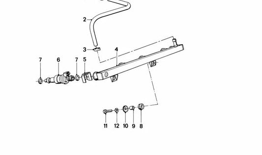 Arandela OEM 13531460413 para motos BMW K1200 GT, K1200 RS, K75, K1... y más. Original BMW Motorrad.