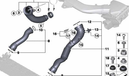 Silentblock de goma OEM 13717593170 para BMW E82, E88, F20, F21, F22, F23, F87, E90, E91, E92, E93, F30, F31, F34, F35, F32, F33, F36, F07, F10, F11, F18, F06, F12, F13, F01, F02, E84, F25, F26, E70, F15, E71, F16. Original BMW.