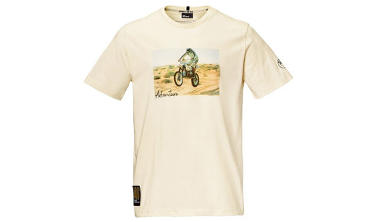 Camiseta Adventure talla XXXL blanco roto OEM 76617109985 para BMW. Original BMW Motorrad.
