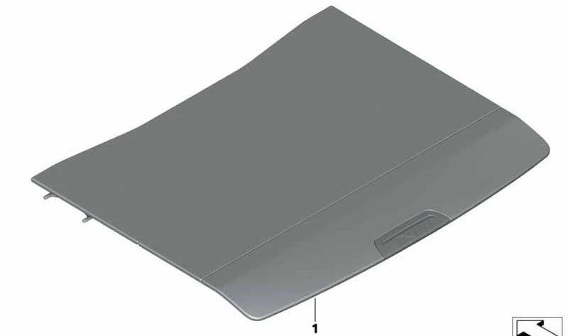 OEM 51467950606060606060606 pour BMW X6 {F96, F96N, G06, G06N}. Couleur anthracite accessoire intérieur original BMW.