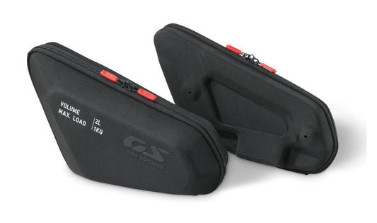 Bolsa para chassi esquerdo OEM 77495B5C6D7 para BMW Motorrad R 1300 GS Adventure. Originais BMW Motorrad.