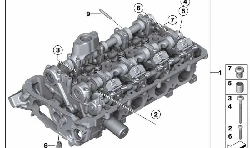 OEM 11127568840 Válvula anti -repell para BMW F07, F10, F11, F06, F12, F13, F01, F02, F04, E70, F15, F85, E71, E72, F16, F86. BMW original.