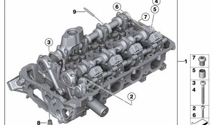 OEM 11127568840 Válvula anti -repell para BMW F07, F10, F11, F06, F12, F13, F01, F02, F04, E70, F15, F85, E71, E72, F16, F86. BMW original.