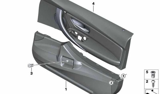 Tuerca remachada OEM 07147279779 para BMW F30, F30N, F31, F31N. Pieza original BMW. Ideal para fijaciones en maletero o paneles de puerta.