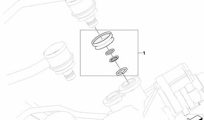 Kit de reparo da embreagem FCD 32416754986 para BMW E65, E66. BMW original.