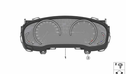 INSTRUMENT TABLE OEM 62109842916 for BMW G20, G21, G30, G31, G32, G01, G02. Original BMW.