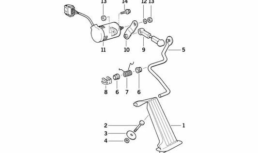 Federreparaturkit für BMW 3 E36 -Serie (OEM 35419068655). Original BMW