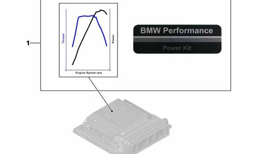 Kit de potenciación Power Kit OEM 11122219488 para BMW E82, E88, E90, E91, E92, E93 con motor N54. Mejora el rendimiento del motor. Original BMW.