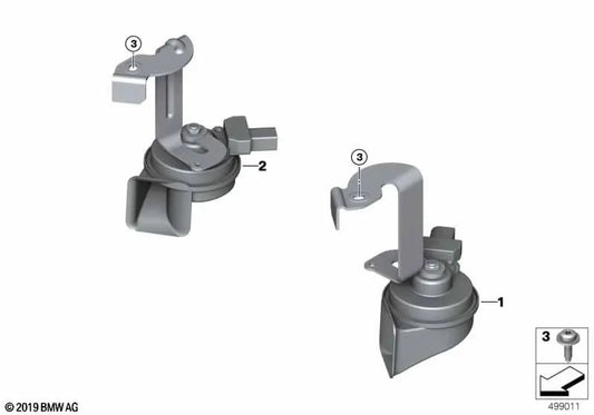 OEM-Frontlicht-Bedienschalter 61337214930 für BMW 1er F40, 2er F44 Gran Coupé. Original BMW.