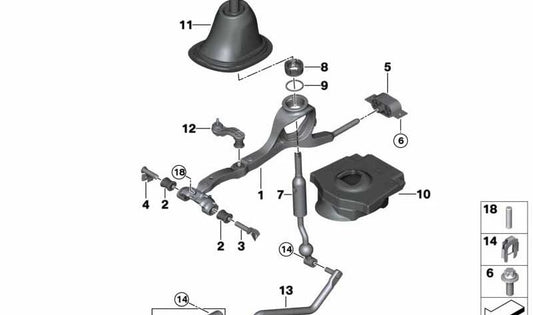 Brazos de suspensión OEM 25119454711 para BMW G20, G21. Original BMW.