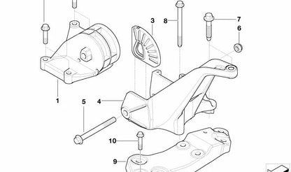Soporte de caja de cambios con silentblock OEM 22316754426 para MINI R50, R52 (Cooper manual y automático). Original MINI.