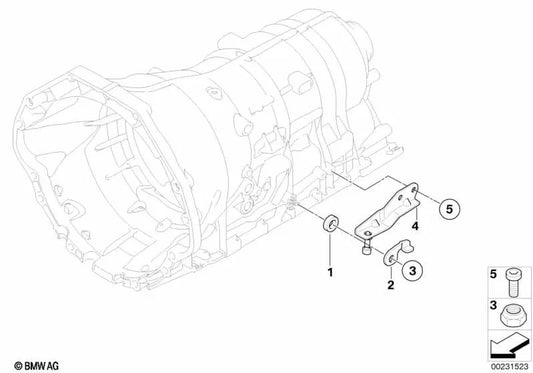 Hexagonale Nuss für BMW E90, E91, E92, E60, E61, E63, E64, E65, E66, F01, F02, E84, E83, E53, E70, E71 (OEM 24147571207). Original BMW