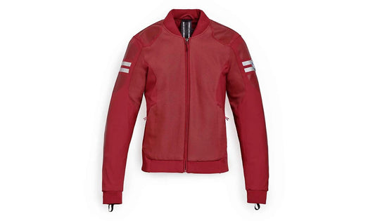 Chaqueta SummerXcursion roja talla 42 OEM 76147923000 para BMW Motorrad mujer. Original BMW Motorrad.