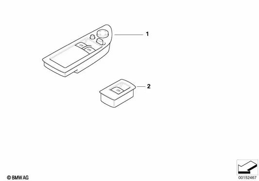 Driver Side Window Switch for BMW 3 Series E92, E92N (OEM 61319217348). Original BMW