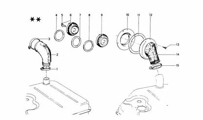 Brida para BMW (OEM 16111106093). Original BMW