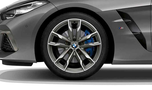 Alloy tires M double radio 800 OEM 36118089878 for BMW Z4 G29. Cerium matte gray color. Original BMW.