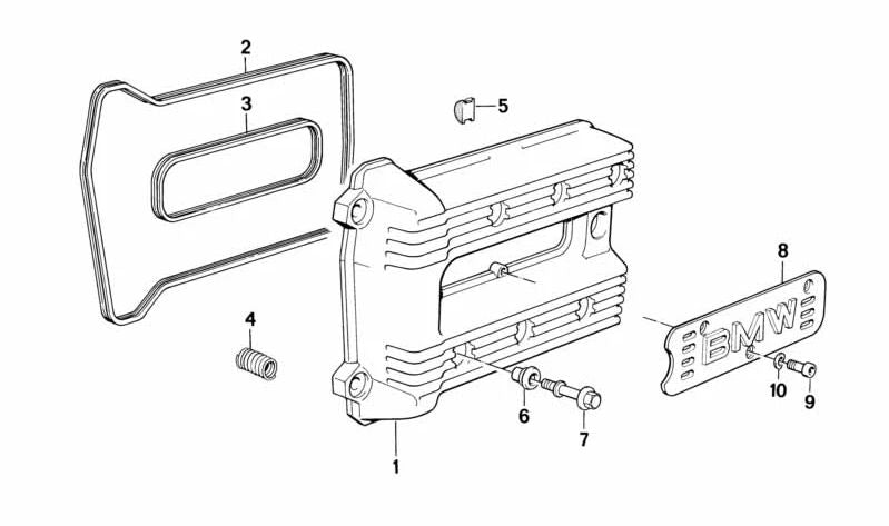 Tapón de motor OEM 11121460368 para BMW Motorrad K75, K100, K100 RS, K100 RT, K100 LT, K1. Compatible con modelos de 1983 a 1996. Recambio original BMW Motorrad.